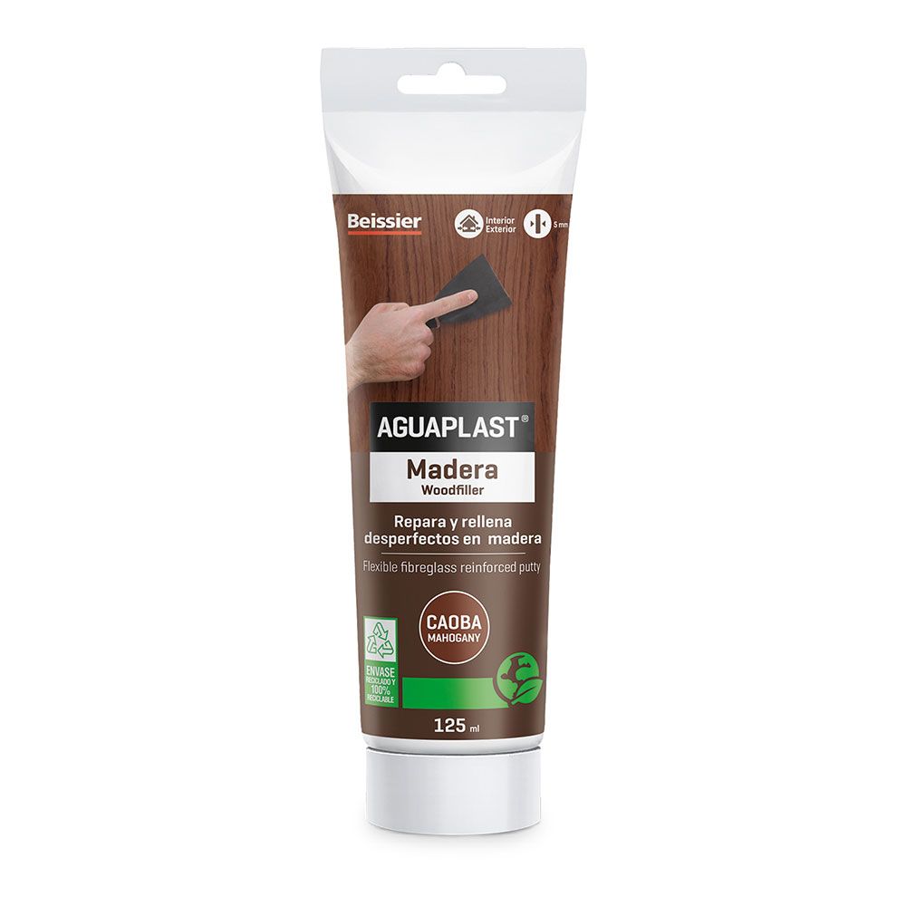 Masilla para madera caoba 125 ml