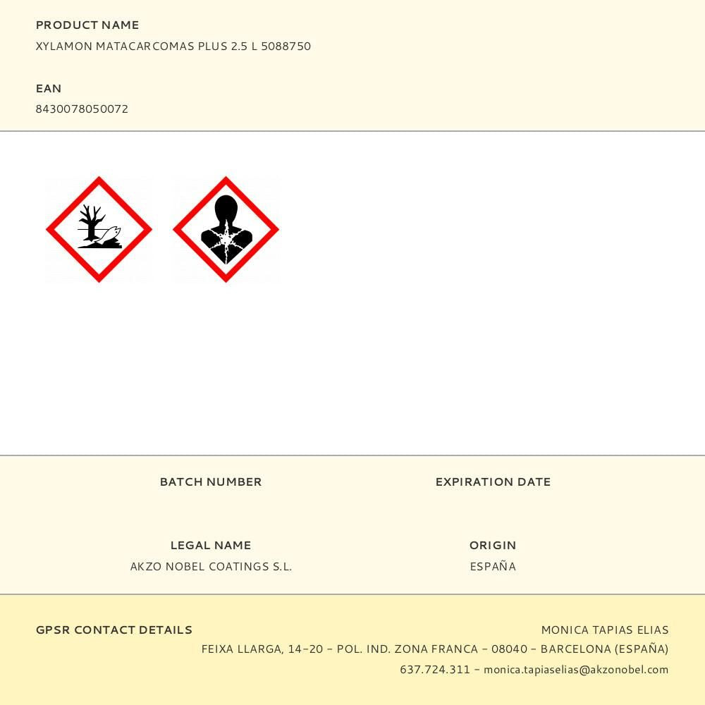 Tratamiento matacarcomas plus 2,5 l