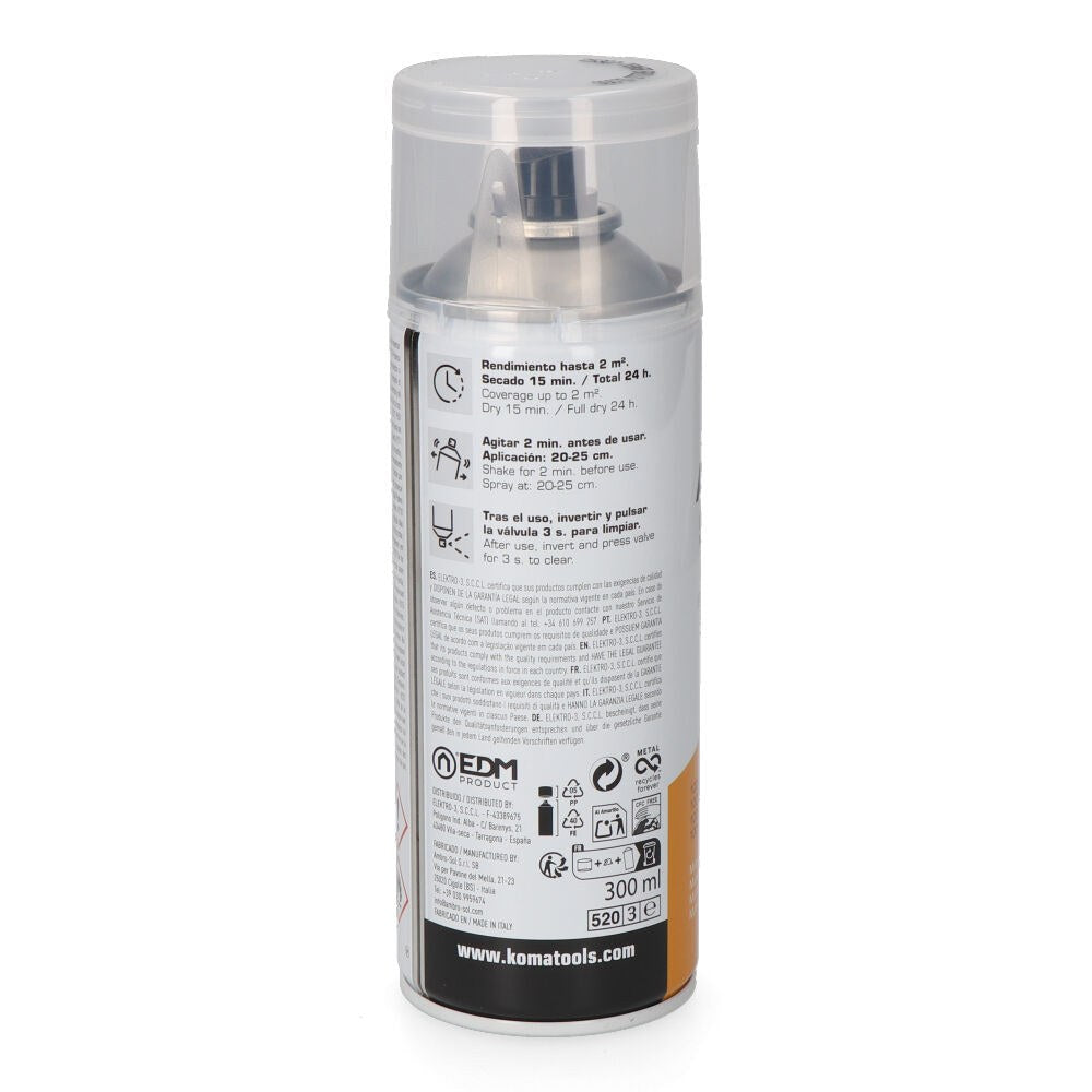 Barniz acrílico en spray transparente acabado brillante, 300 ml