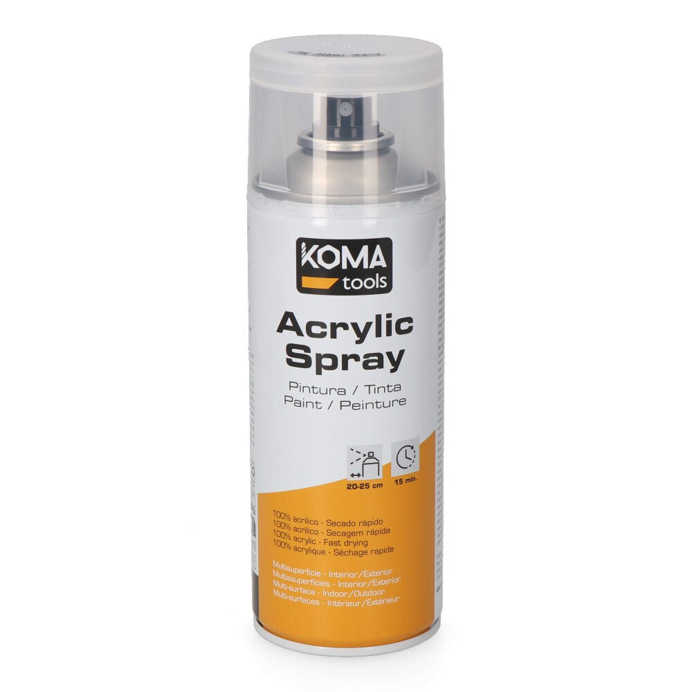 Barniz acrílico en spray transparente acabado mate, 300 ml