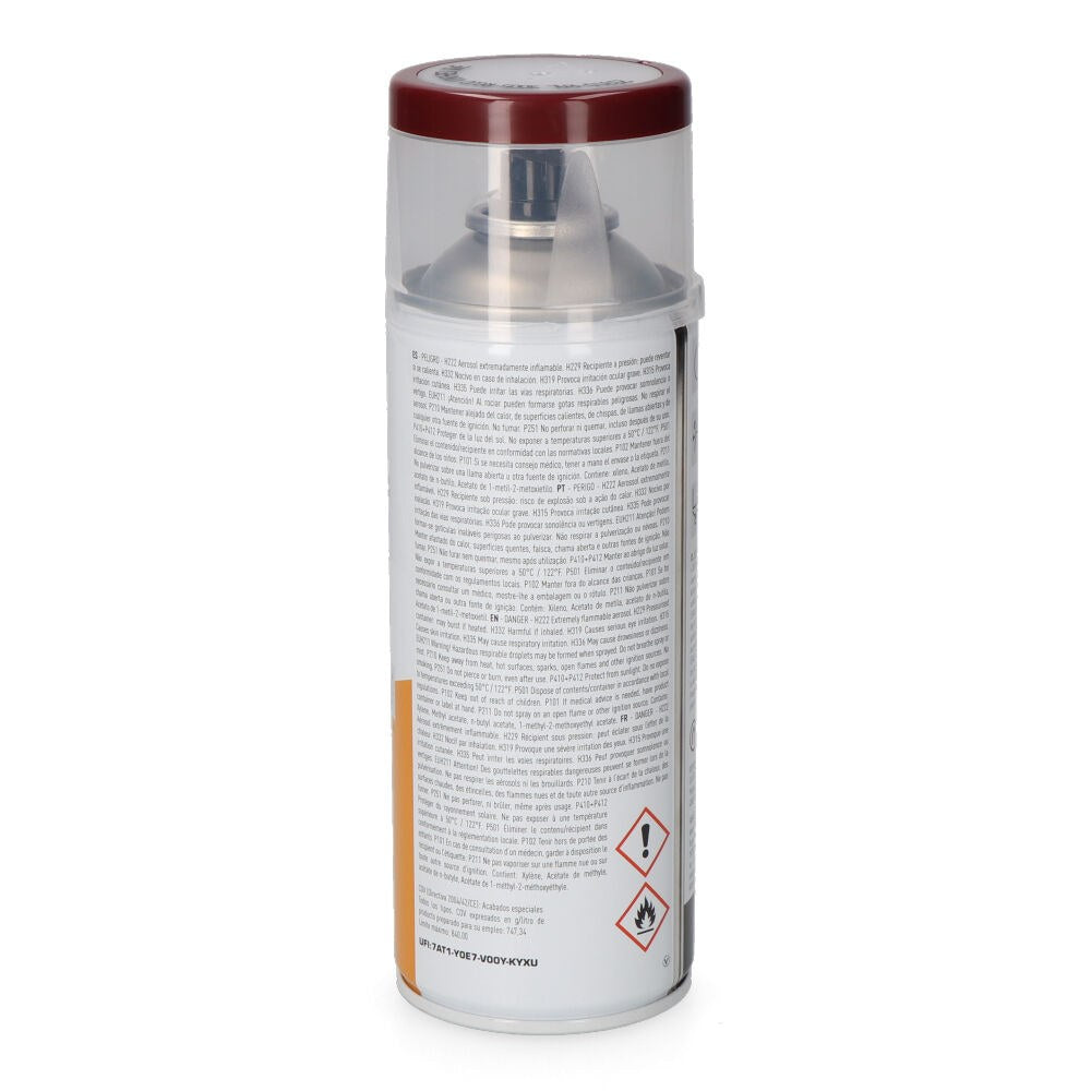 Pintura acrílica en spray ral 3005 rojo vino acabado brillante, 300 ml