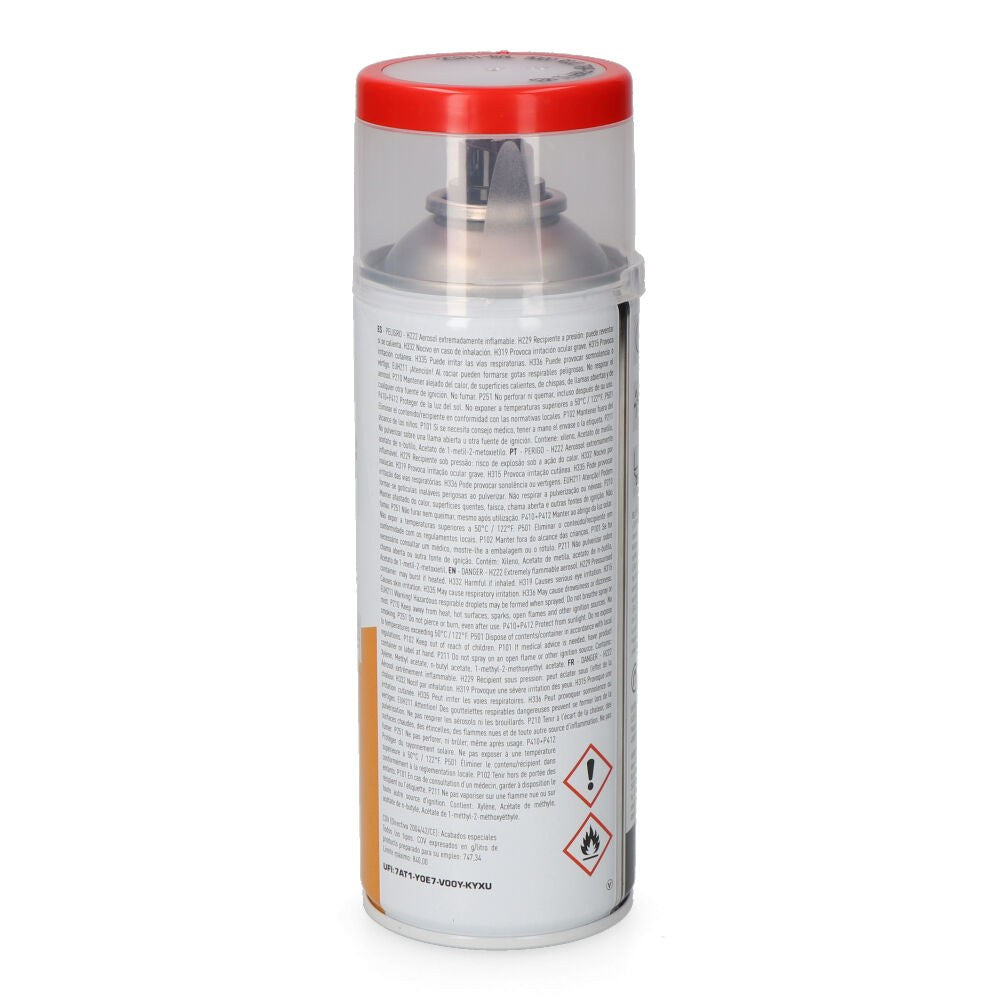 Pintura acrílica en spray ral 3020 rojo tráfico acabado brillante, 300 ml