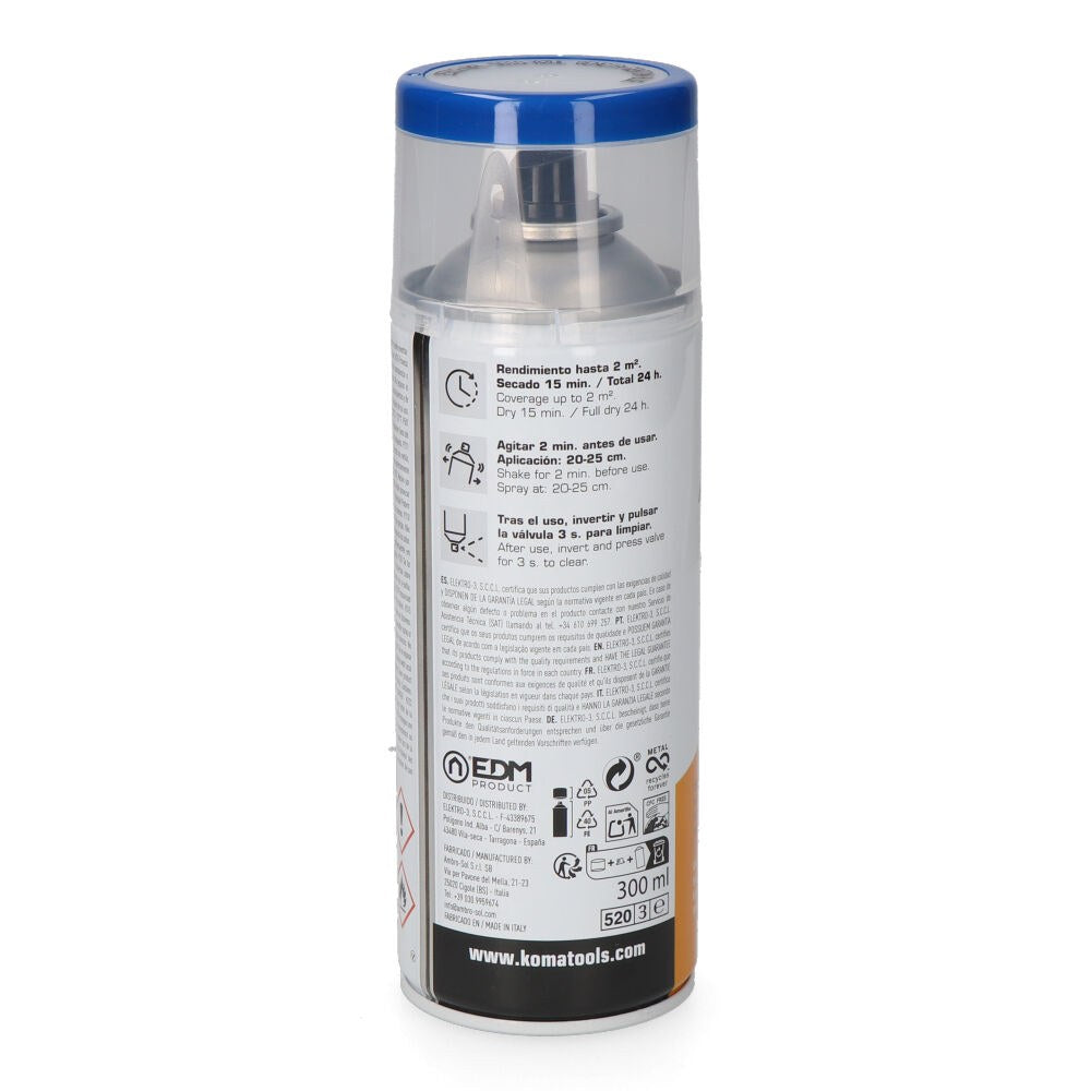 Pintura acrílica en spray ral 5010 azul genciana acabado brillante, 300 ml
