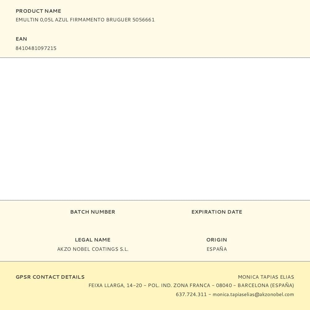 Colorante líquido superconcentrado emultin 50 ml azul firmamento