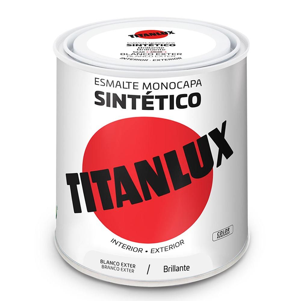 Esmalte sintético monocapa blanco exterior brillante 250 ml