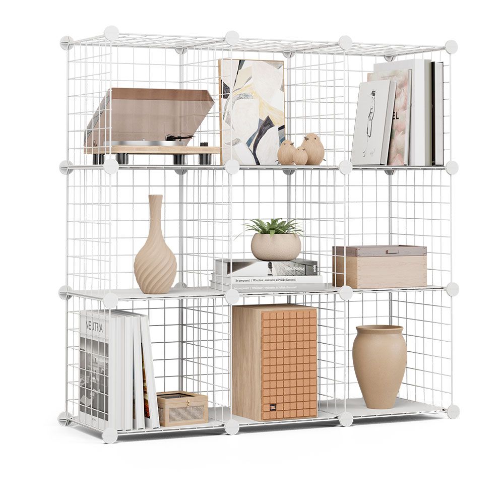 Estantería modular metálica titan c9 blanco