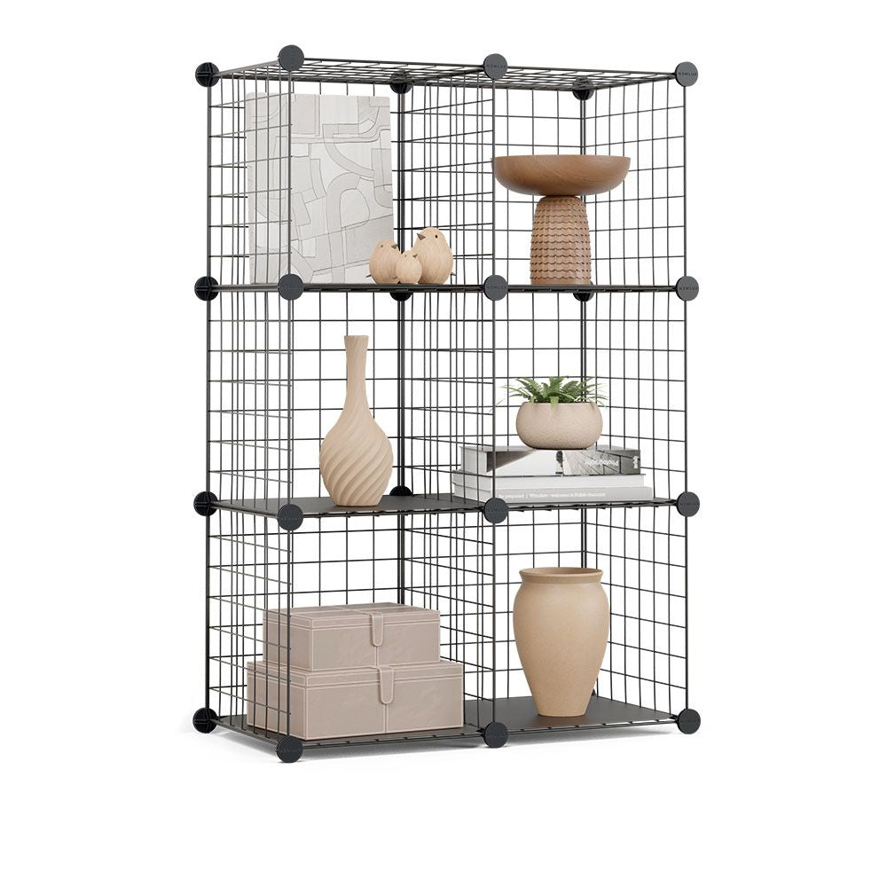 Estantería modular metálica titan c6 negro