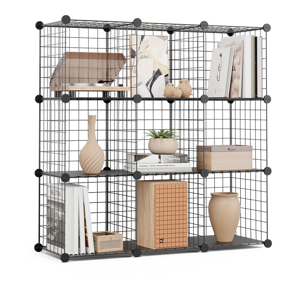 Estantería modular metálica titan c9 negro