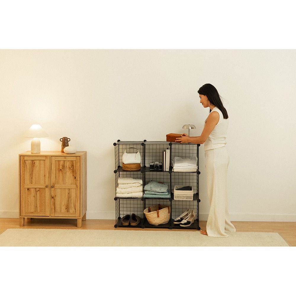 Estantería modular metálica titan c9 negro