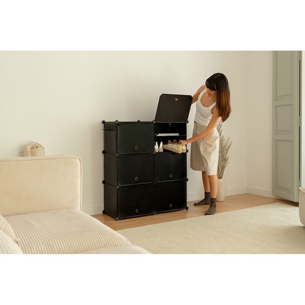 Zapatero modular cube c6 negro