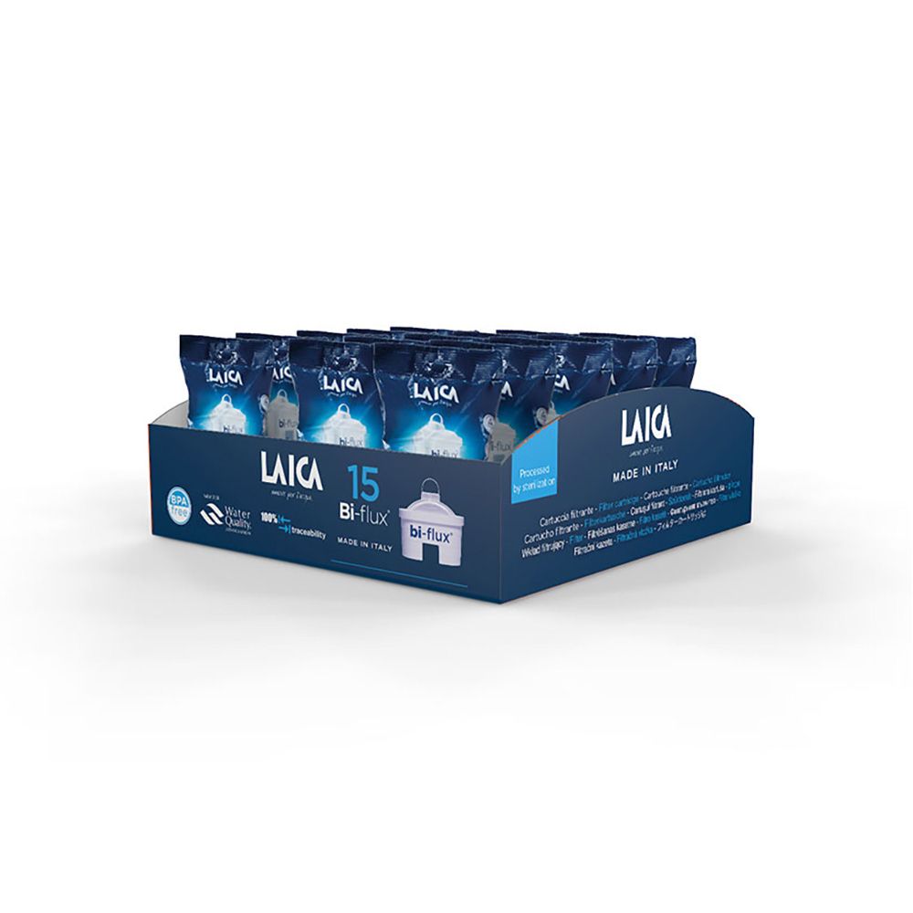 Expositor de 15 filtros bi-flux individuales