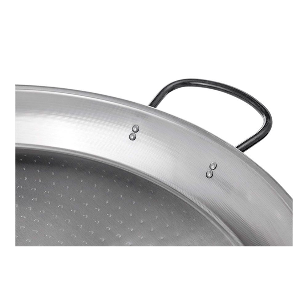 Paellera tradicional de acero pulido ø60 cm (20 personas)