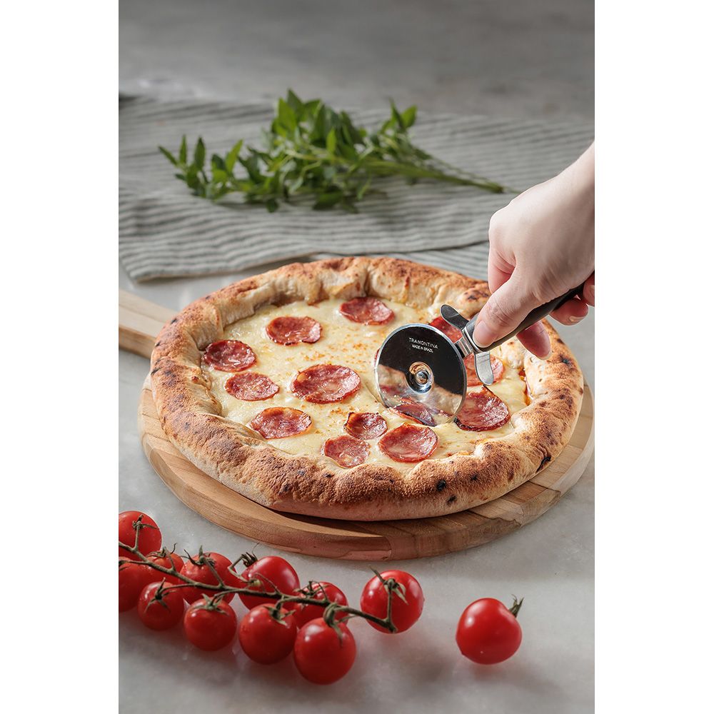 Tabla para pizza con mango ø28 x 1,8 cm