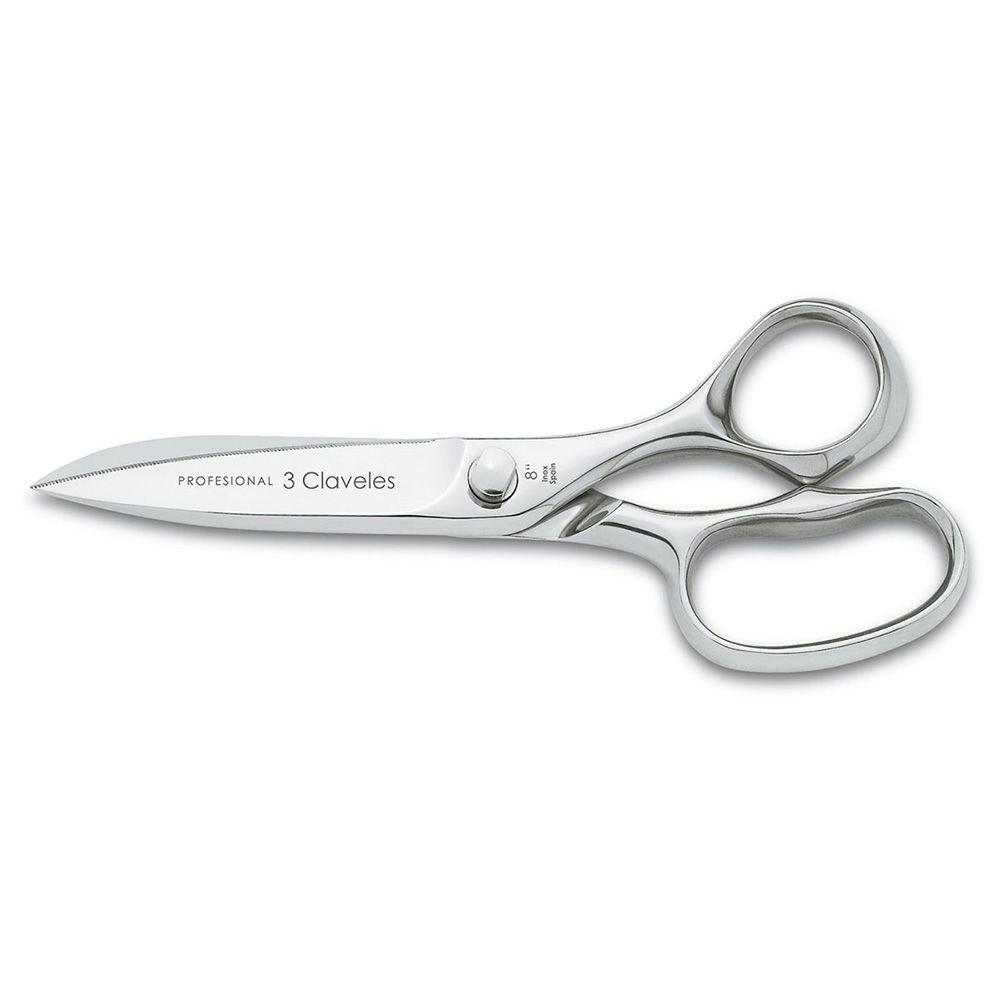 Tijeras de cocina clásica profesional de acero inoxidable, 20 cm