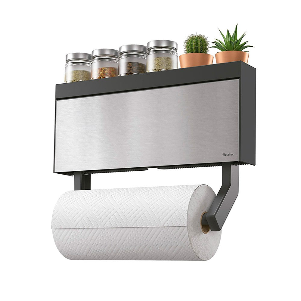 Triple dispensador de pared para rollos, tango, 38 x 6 x 17 cm