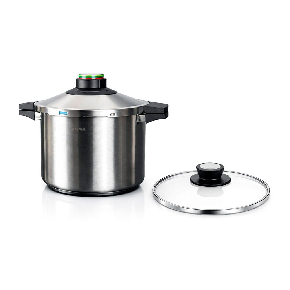 Olla a presión prêst 8 l, acero inoxidable 18/10, incluye tapa de cristal, ø24 cm