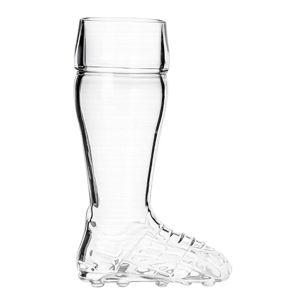 Jarra bota de fútbol, de cristal, 0,5 l