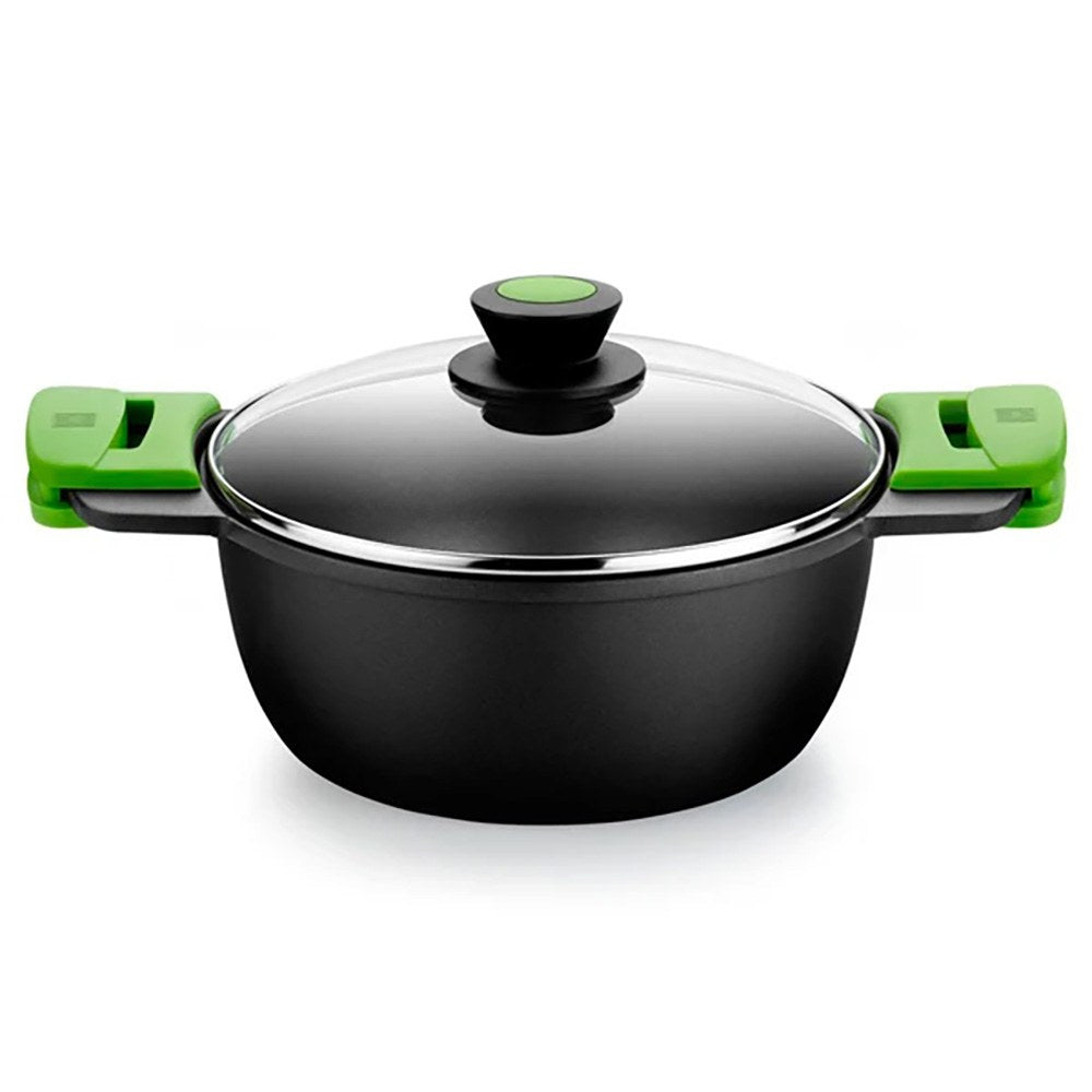Cacerola alta de aluminio fundido con antiadherente tricapa innovation prior ø28 cm