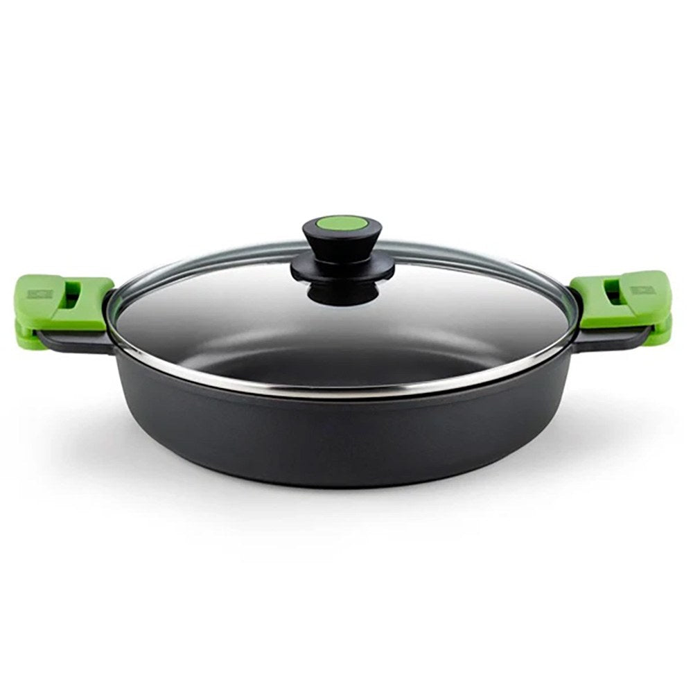 Cacerola baja de aluminio fundido con antiadherente tricapa innovation prior ø36 cm