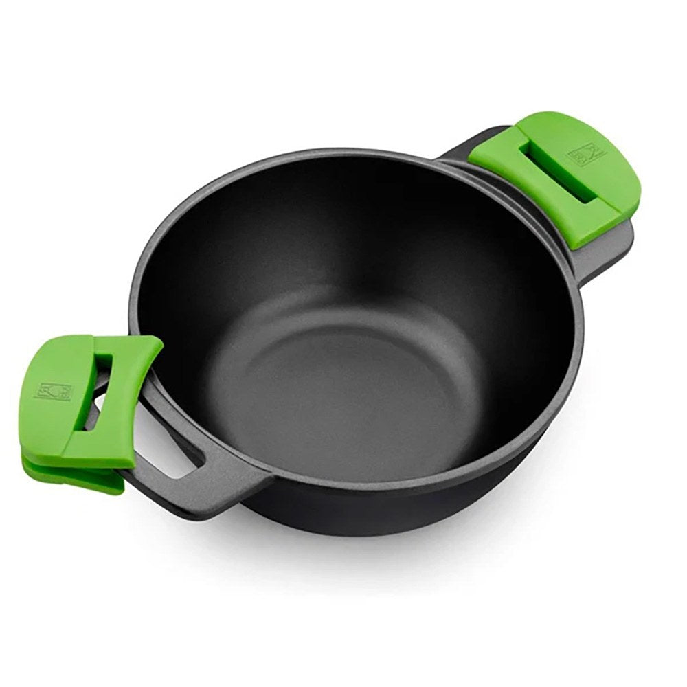 Cacerola cóncava de aluminio fundido con antiadherente tricapa innovation prior ø28 cm