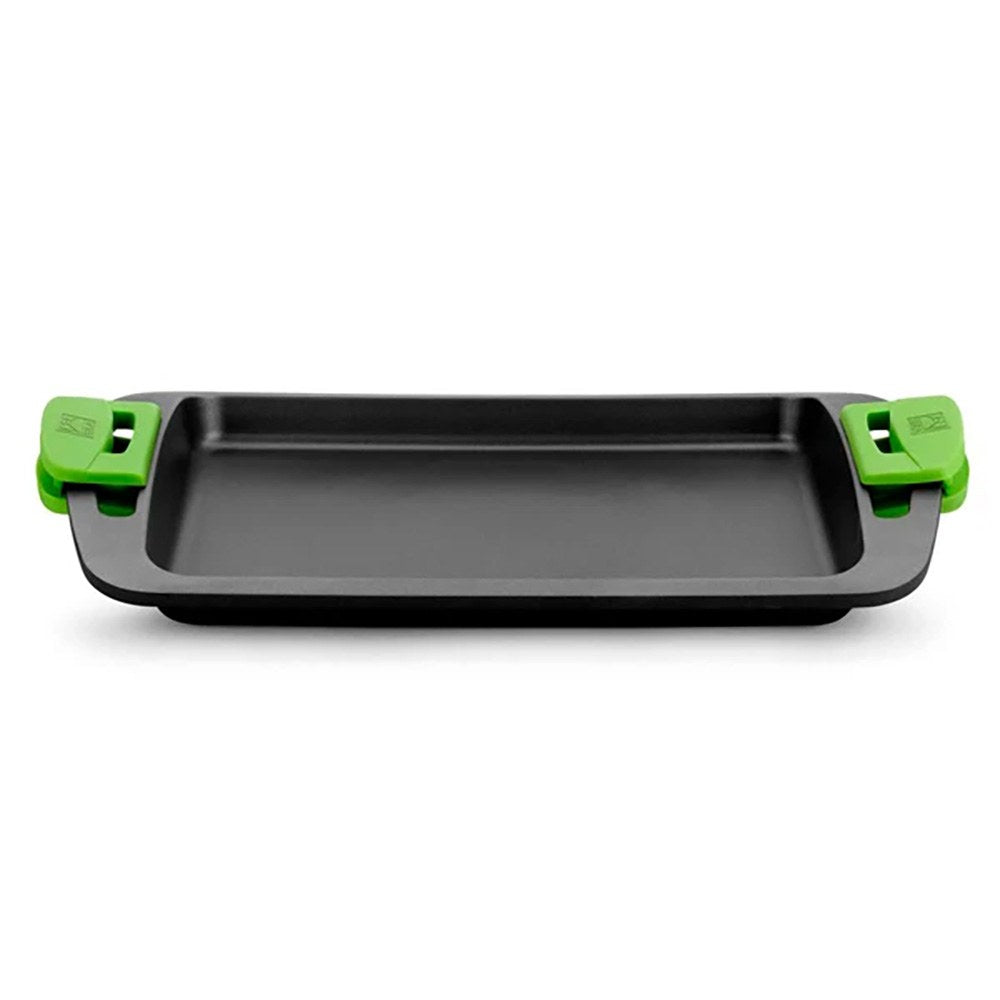 Plancha lisa de aluminio fundido con antiadherente tricapa innovation prior 40 cm