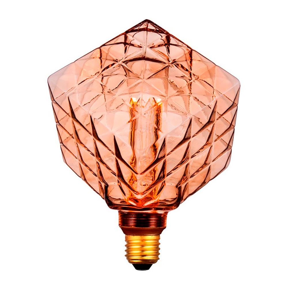 Bombilla led s170 decorativa cubo e27 4 w 200 lm 1800 k luz cálida ø170 x 197 mm