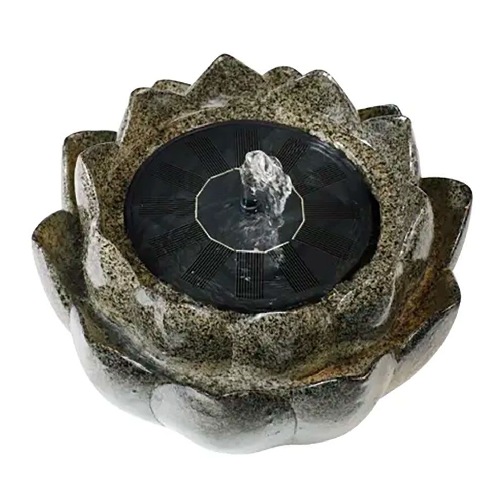 Fuente solar en forma de flor, para exterior, ø23 x 14 cm