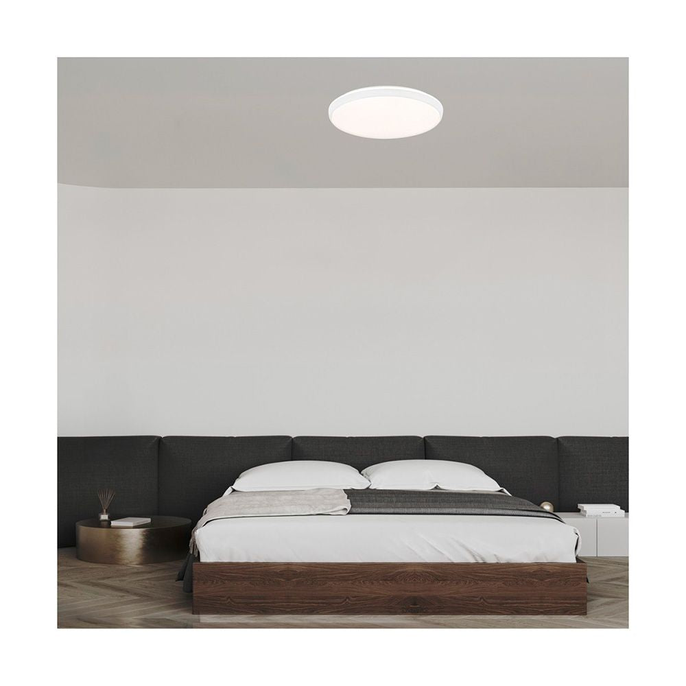 Plafón led circular, charly, 72 w, 3cct, 7290 lm, blanco, ø50 x 7 cm