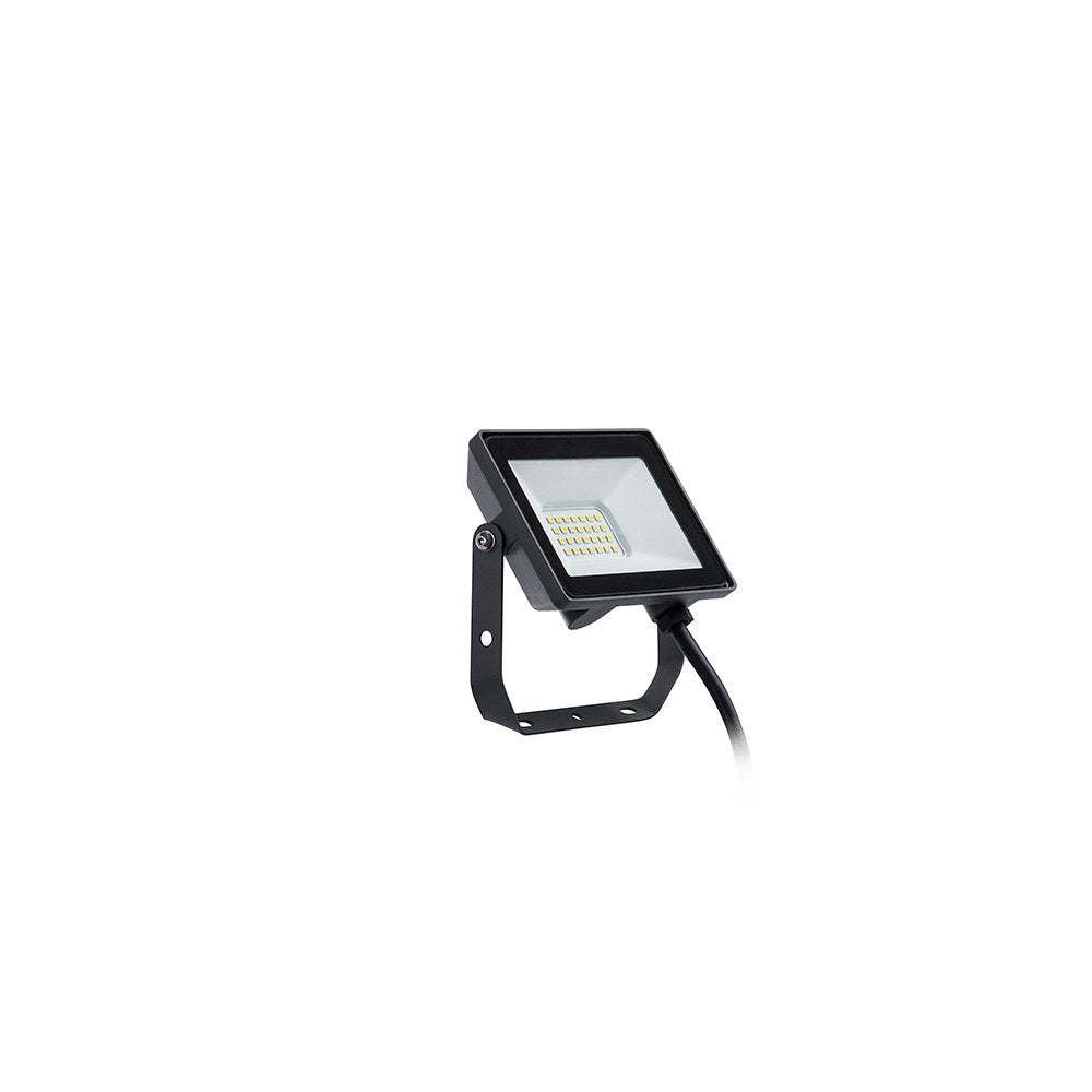 Foco proyector led, negro, 20 w, 1900 im, 4000 k, 138 x 27 x 122 mm