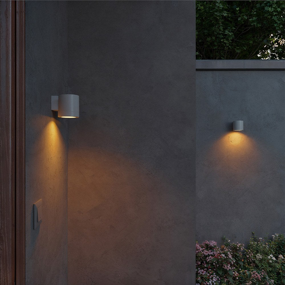Aplique de exterior led fylx 5 w, blanco