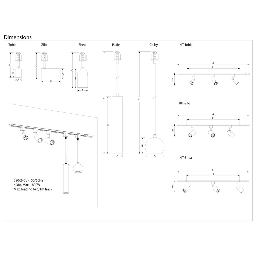 Foco easylink zilo gu10, blanco