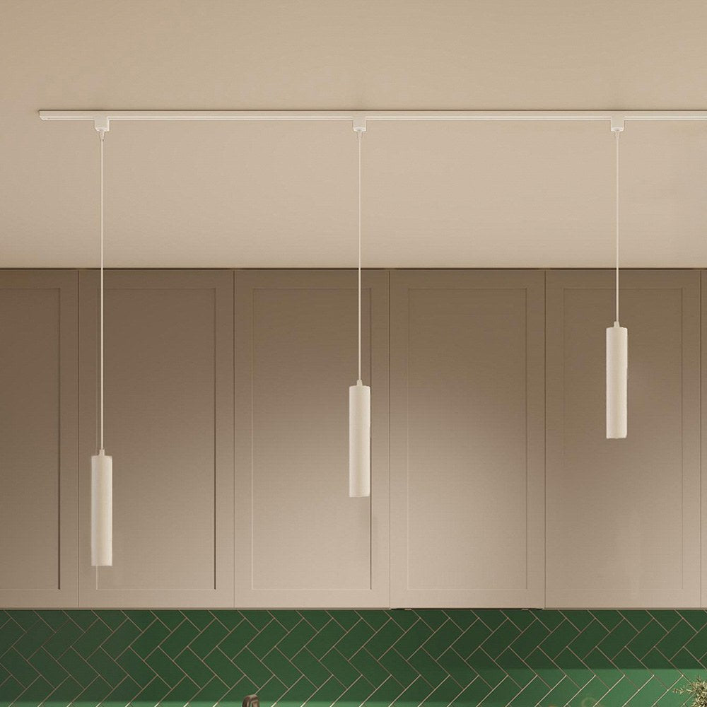 Riel de extensión easylink 1 m, con alimentación, blanco