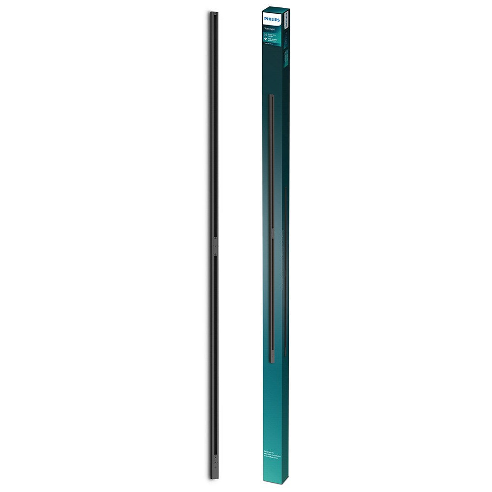 Riel de extensión easylink 2 uds x 1 m con alimentación, negro