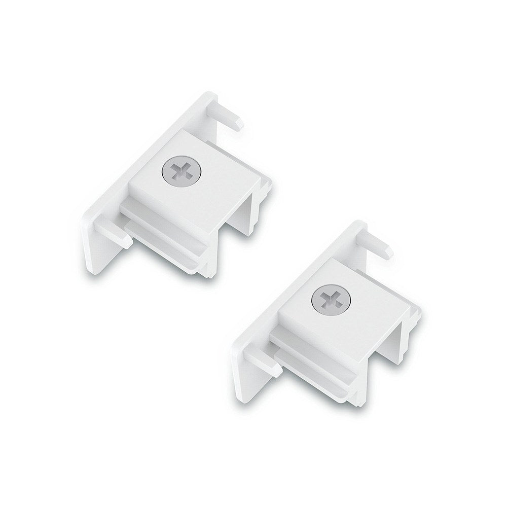 Tapa final easylink, blanca, 2 uds