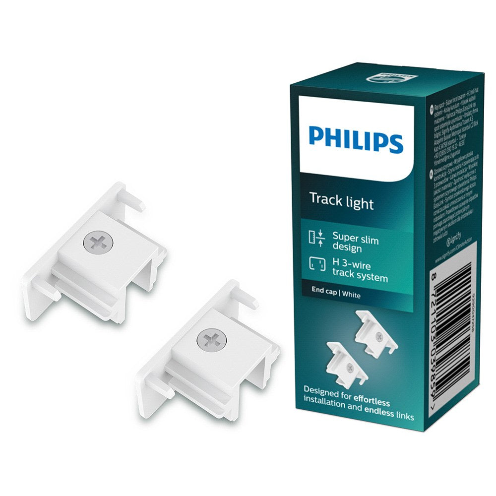 Tapa final easylink, blanca, 2 uds