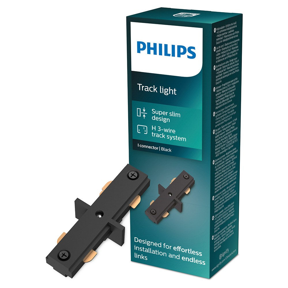 Conector recto easylink, negro