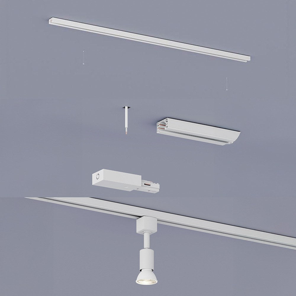 Conector en l sentido antihorario easylink, blanco