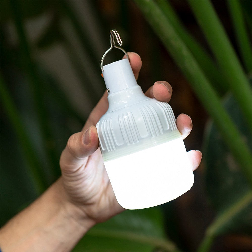 Bombilla led portátil recargable, blanca, 500 im, lp44, 2 uds