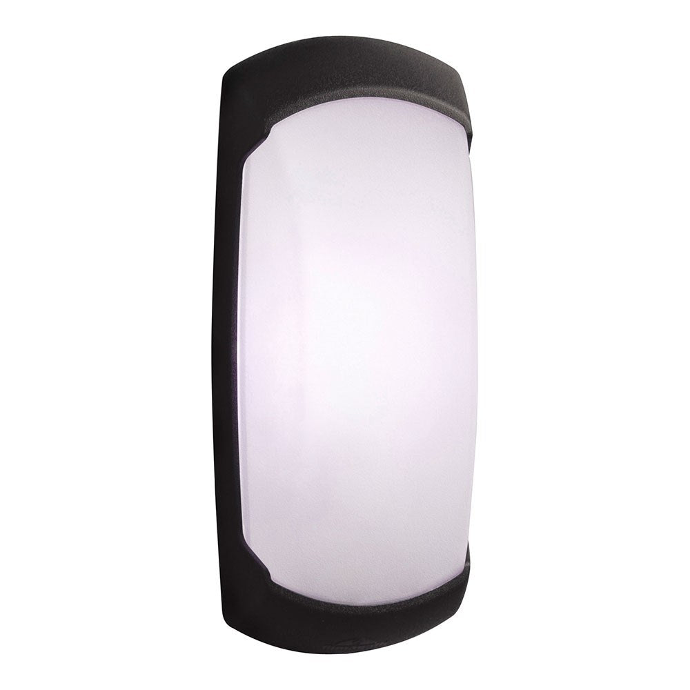 Aplique ovalado francy-op, translúcido, e27, negro, 300 x 85 x 130 mm