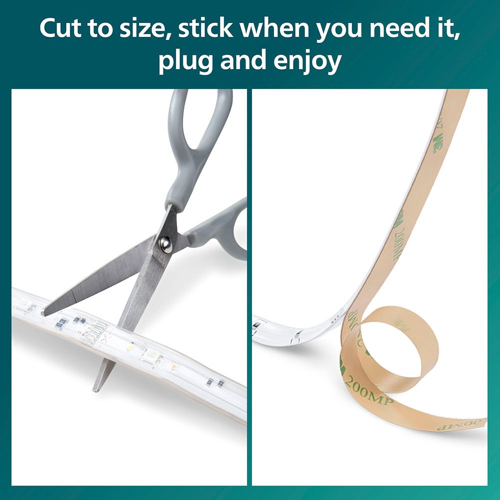 Tira led rgb con mando ip20, 5 m