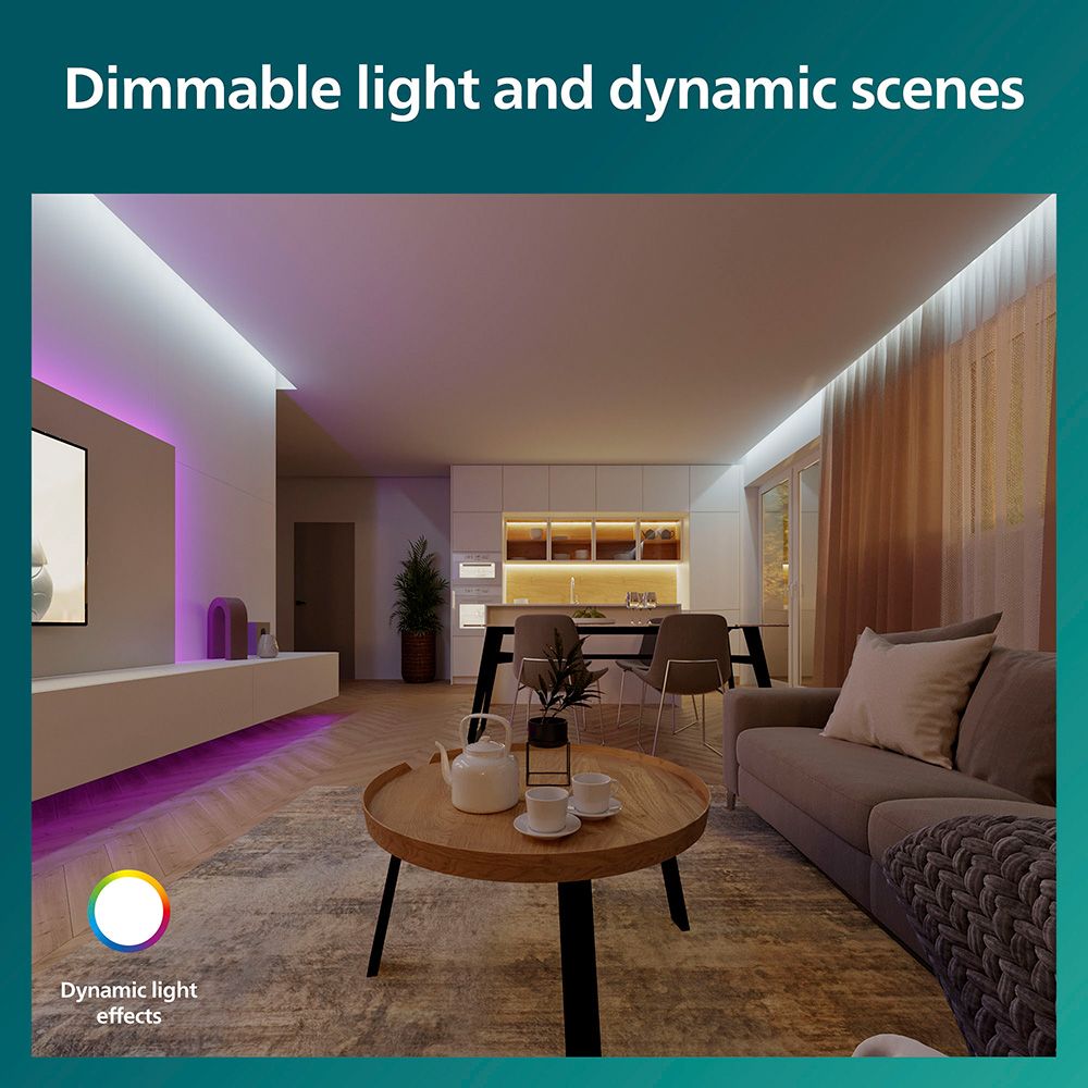 Tira led rgb con mando ip20, 5 m