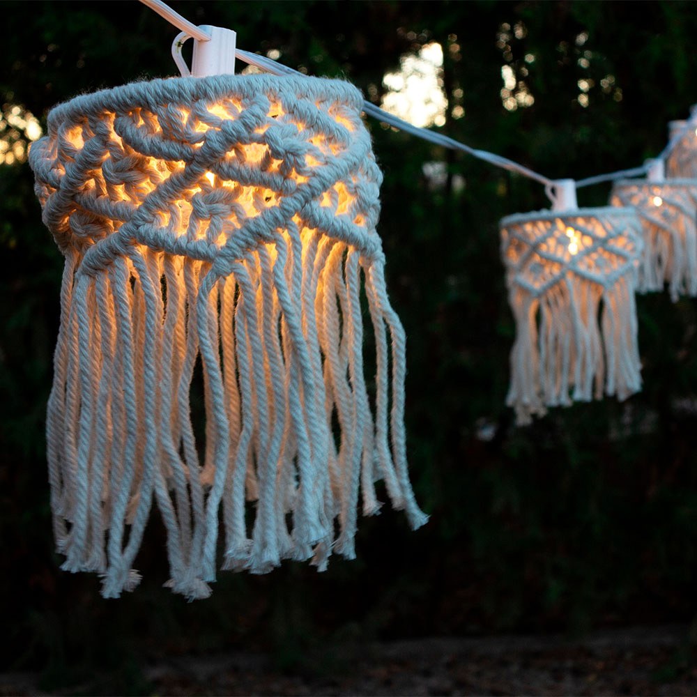 Guirnalda solar mykonos 2700 k, 280 lm, luz cálida, ip44, 5 m