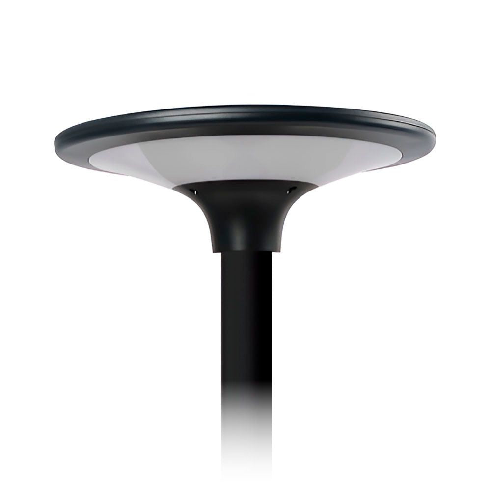 Luminaria solar led negra, ip65, 20 w 2300 im 4000 k