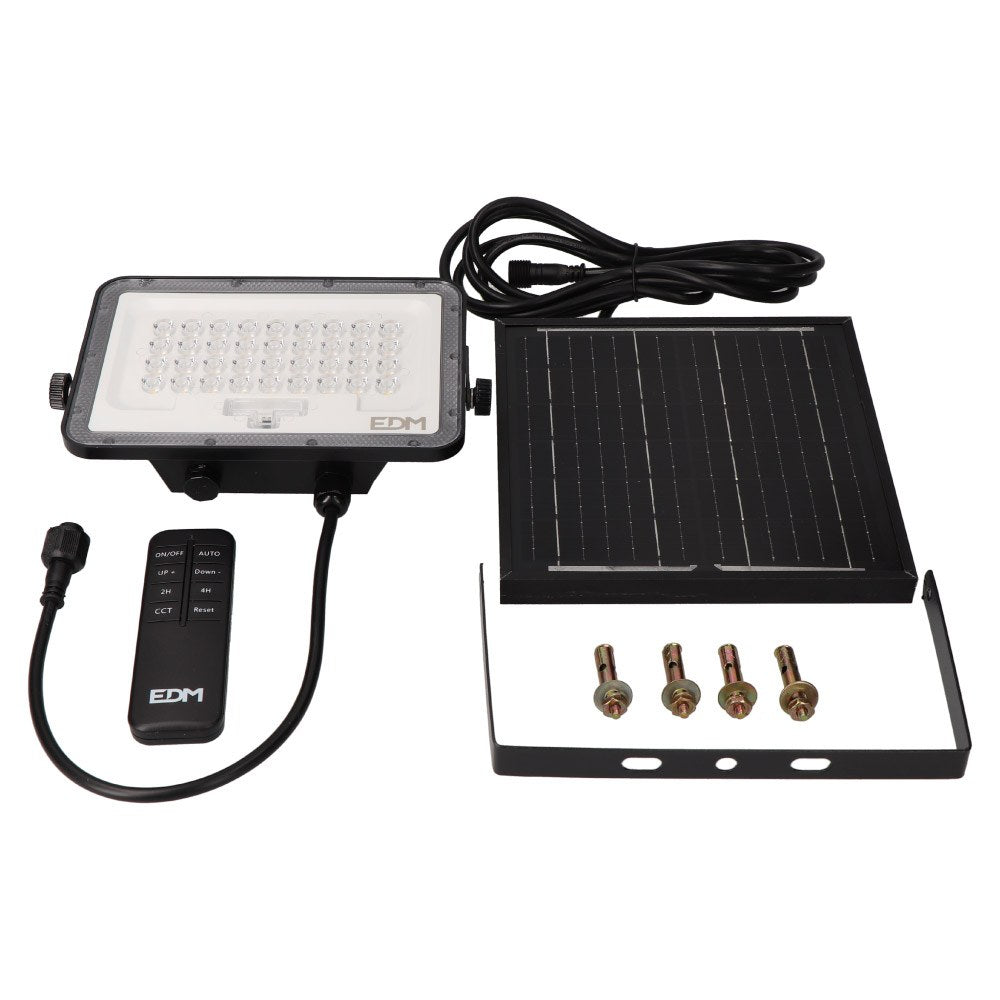 Foco proyector led solar 3cct 50 w 800 lm