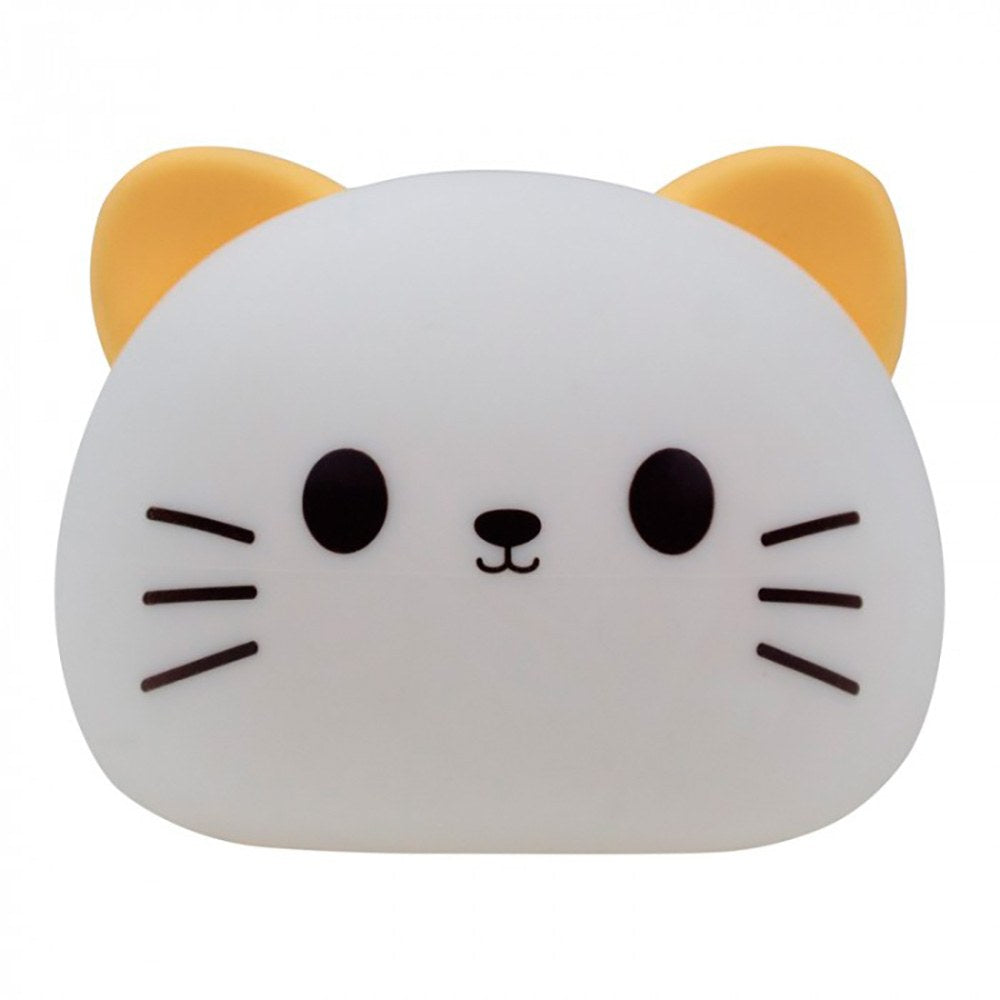 Lámpara nocturna led rgb recargable con sonido modelo gatito dulce