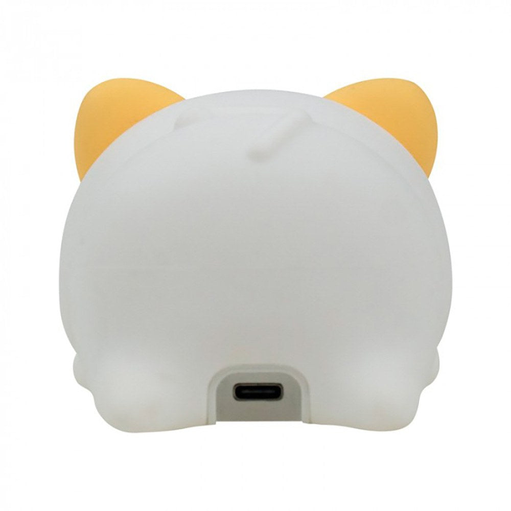 Lámpara nocturna led rgb recargable con sonido modelo gatito dulce