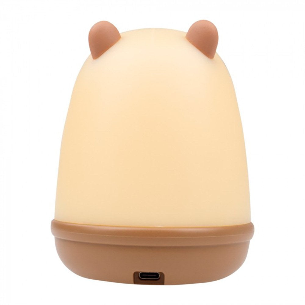 Lámpara nocturna led recargable modelo capibara moco