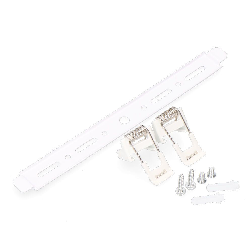 Downlight ajustable led superficie/empotrar 20 w 2050 lm, marco blanco, 3cct, ø22,5 cm