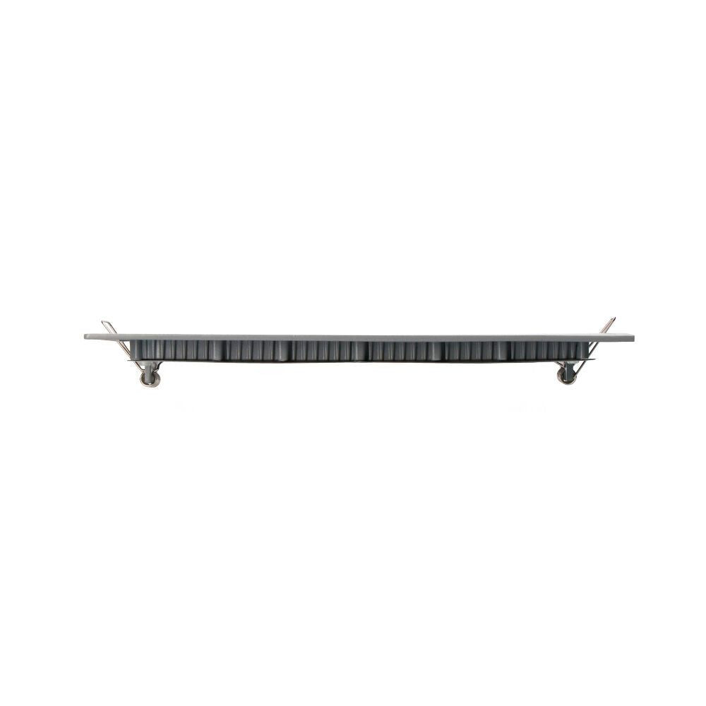 Downlight led empotrable cuadrado 20 w luz fria 6400 k 1500 lm cromado 22 x 22 cm