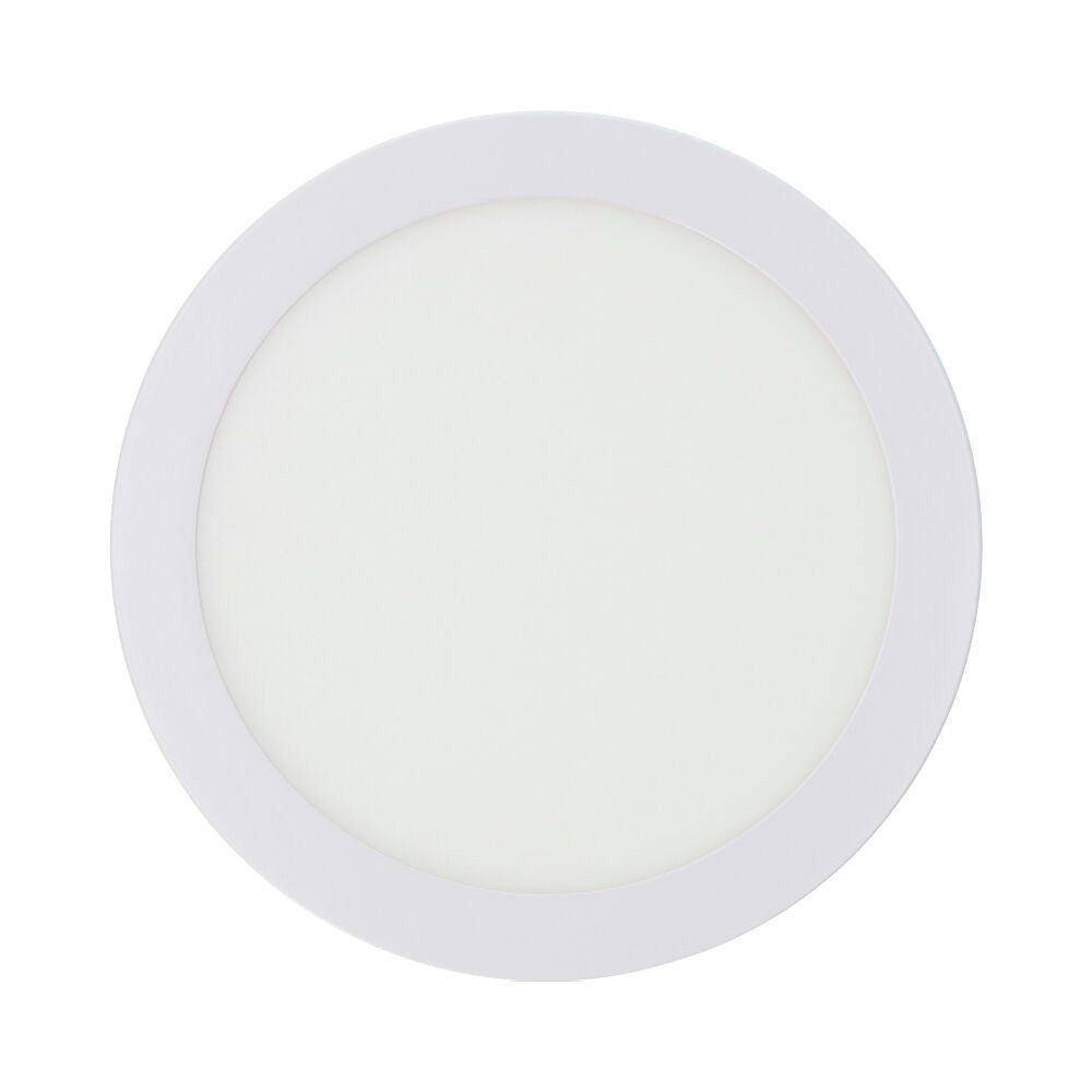 Downlight led superficie redondo blanco 20 w 1500 lm 4000 k luz dia ø 22 x 3 cm